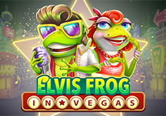 Elvis Frog In Vegas Slot Logo